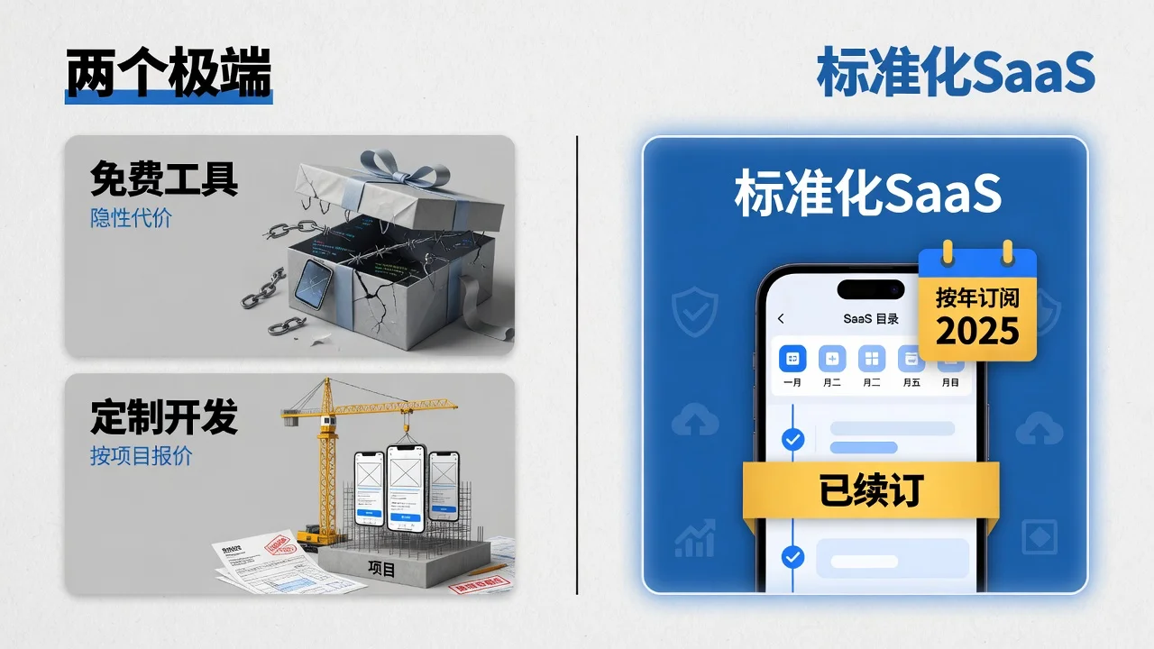 家具厂做图册小程序的三种模式成本对比：免费工具、标准化SaaS、定制开发