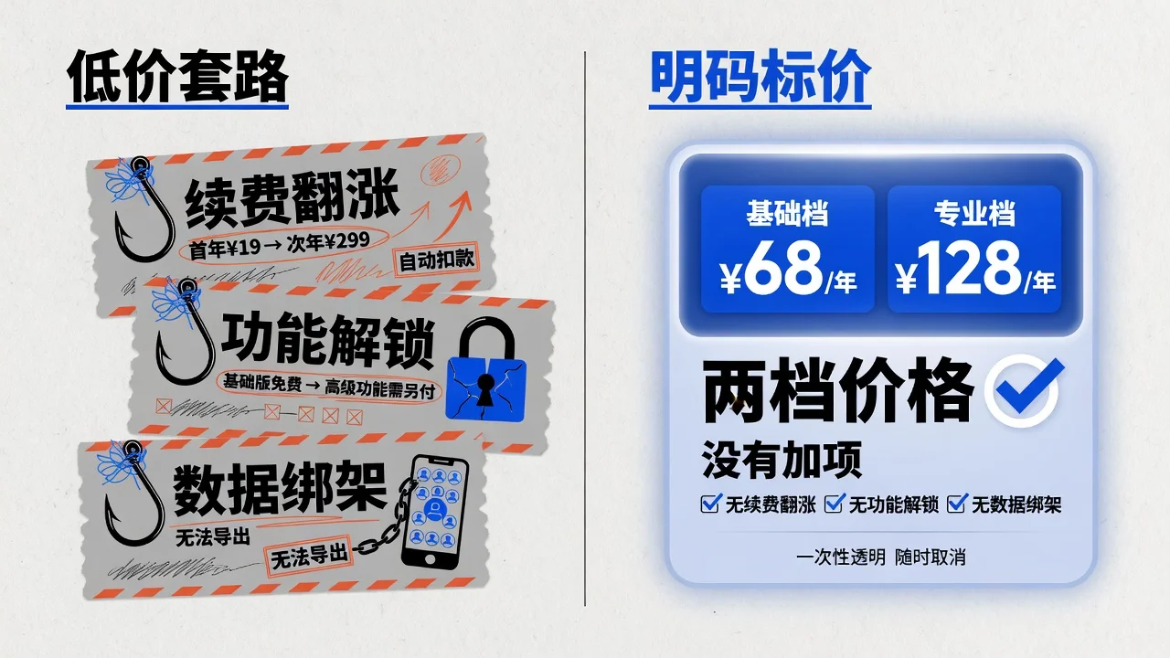 低价图册小程序的常见套路和明码标价模式的对比