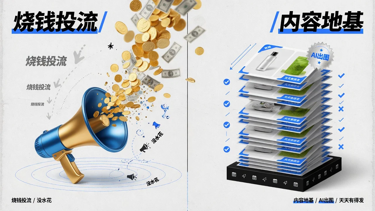中小家具厂低成本营销的做法:不烧钱投流,先用AI把产品图变成朋友圈和小红书内容