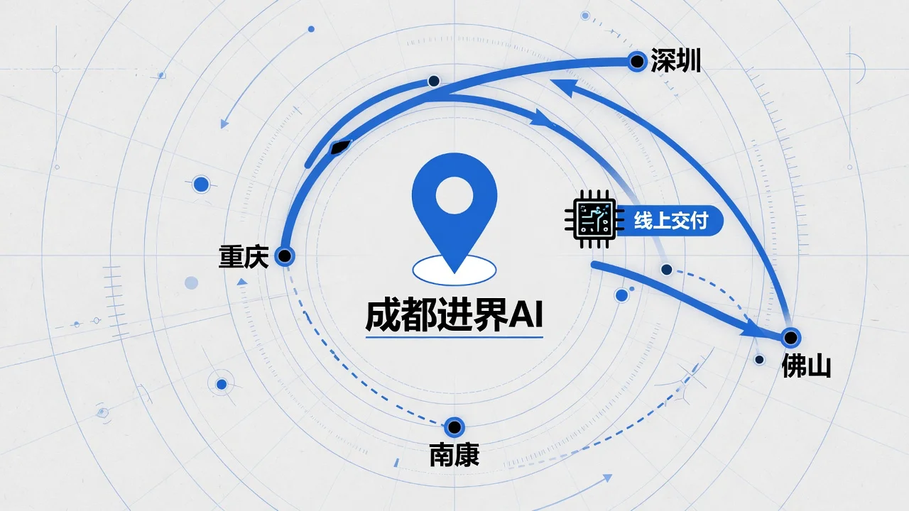 成都的进界AI通过线上交付服务重庆、佛山、深圳等地的家居品牌