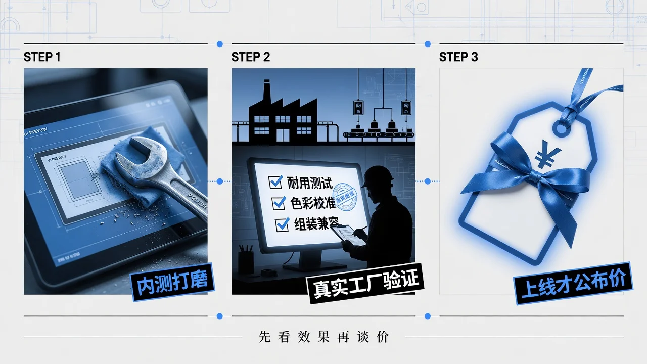 AI设计工作台的定价还在内测阶段打磨,先看效果再谈价
