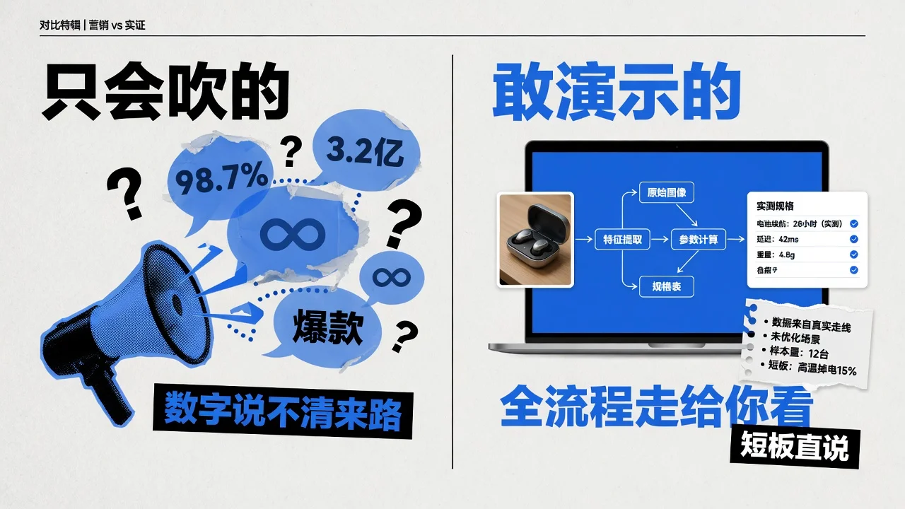 判断内测产品靠不靠谱：看流程敢不敢完整演示，短板敢不敢承认