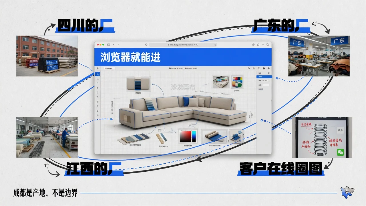 Web应用不挑地方,全国家具厂浏览器打开就能进工作台