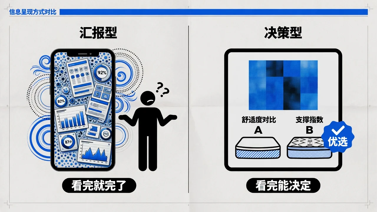 判断智能功能有没有用,看它能不能帮你做决定:出数据、给对比、落到选择,才算有用。