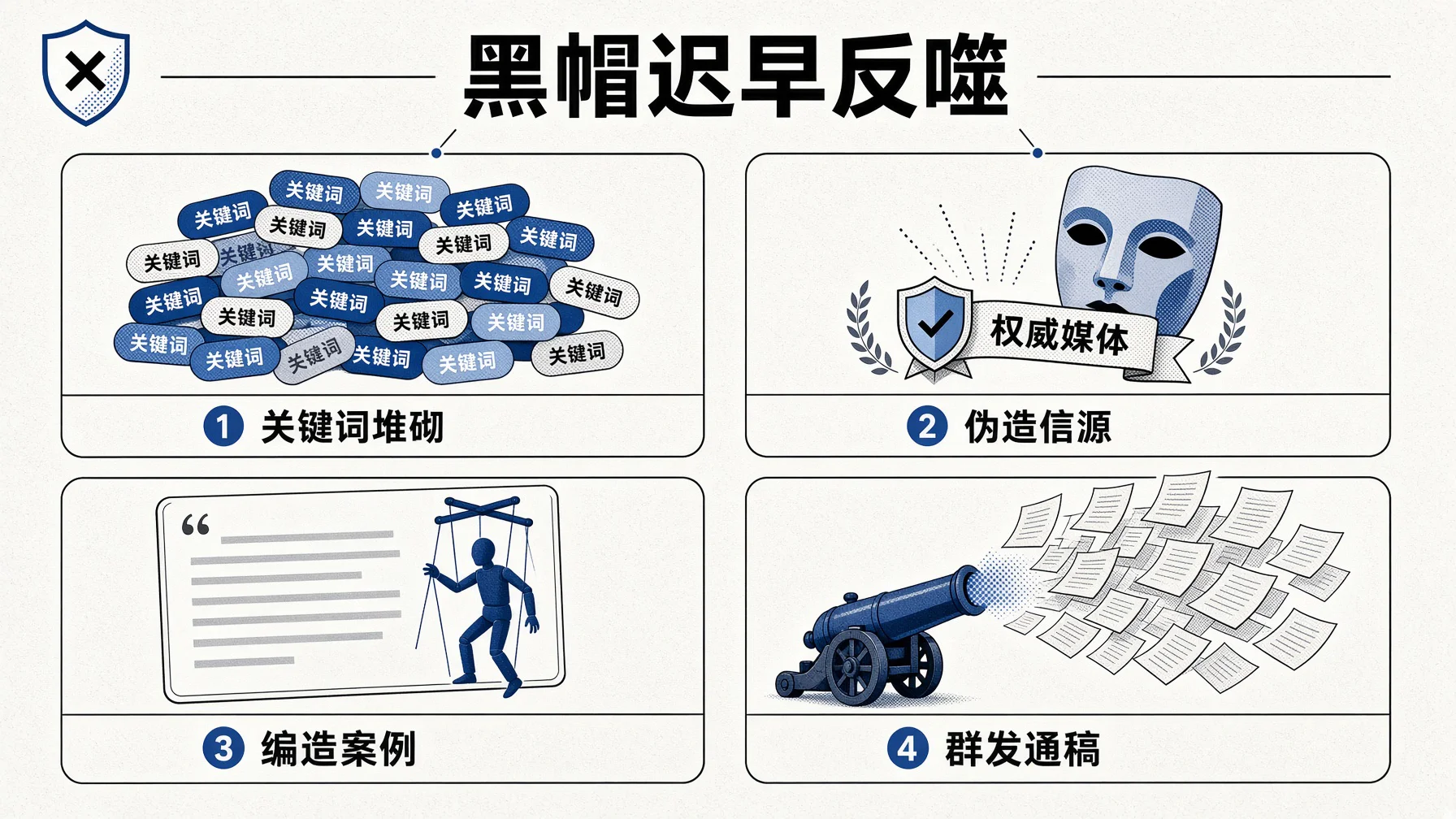 GEO黑帽手法短期见动静,长期把品牌信誉搭进去。